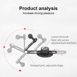 EVBASE Phone Holder Adjustable Magnetic Phone Mount MagSafe Wireless Charging for Tesla 3 Y X S Cybertruck