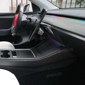 Tesla Model Y 3 Full Interior Carbon Fiber Upgrade Kit Real Molded Carbon Fiber Cover Wrap Trim Overlay Protection