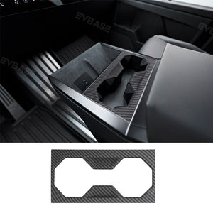 Center Console Cup Holder Frame Trim ABS Decoration Cover Panel Sticker For Tesla Cybertruck