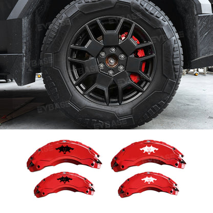 Tesla Cybertruck Brake Caliper Covers Wheel Hub Front Rear Caliper Protector With Cyberbeast Logo Decals