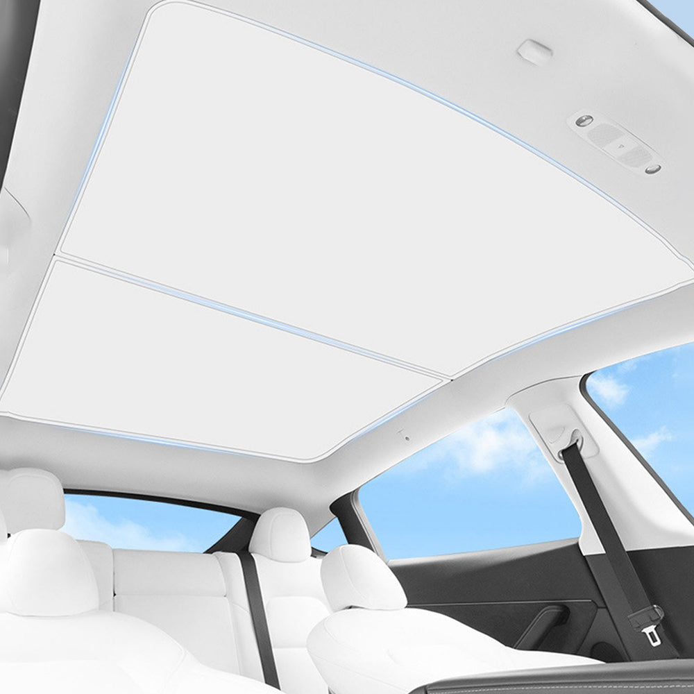 EVBASE Tesla Model Y Retractable Sunshade Glass Roof Sunshade Model Y -  EVBASE-Premium EV&Tesla Accessories