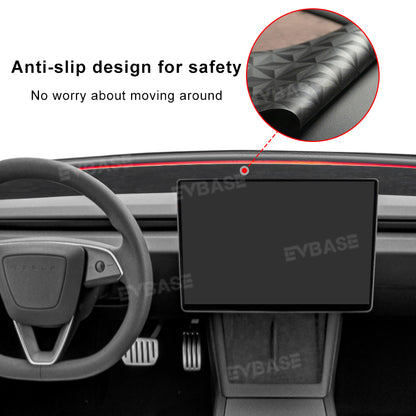 Tesla Model 3 Highland Dashboard Cover Anti-Glare Sun Protection Nonslip Dash Mat Pad Interior Accessories