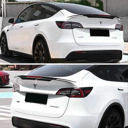 Tesla Model 3 Y Spoiler Wing ABS Rear Trunk Lid Diffuser Splitter Inspired By B-2 Spirit | EVBASE