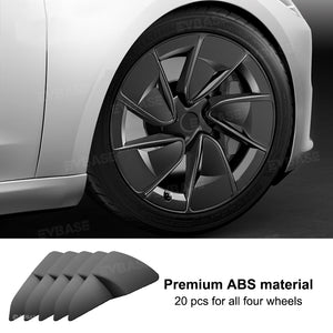 Tesla Model 3 Highland Performance Wheel Rim Protector Rimcase Aero Caps Inner Spoke Insets 20PCS