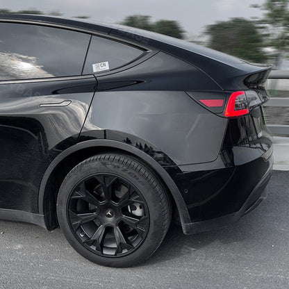 EVBASE Tesla Model Y Wheel Covers With Thunder Style 19 inch Hub Caps 4pcs Inspired by Cybertruck Model Y