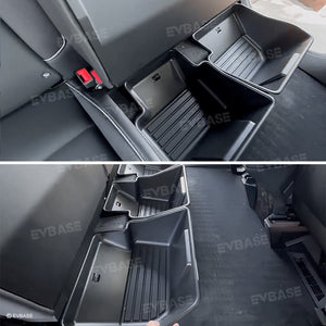 Tesla Cybertruck Underseat Storage Box Gen 2.0 ABS Organizer Bins (Set Of 3) EVBASE