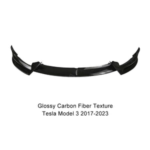 EVBASE Tesla Model Y Front Bumper Lip Fascia Front Lip Spoiler ABS Sport Body Kit Front Apron