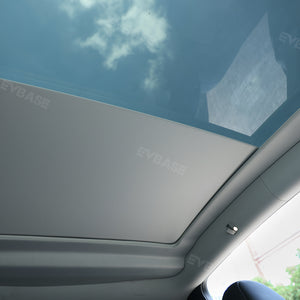 EVBASE Tesla Model Y Einziehbarer Sonnenschutz Glasdach Sonnenschutz Model Y Zubehör