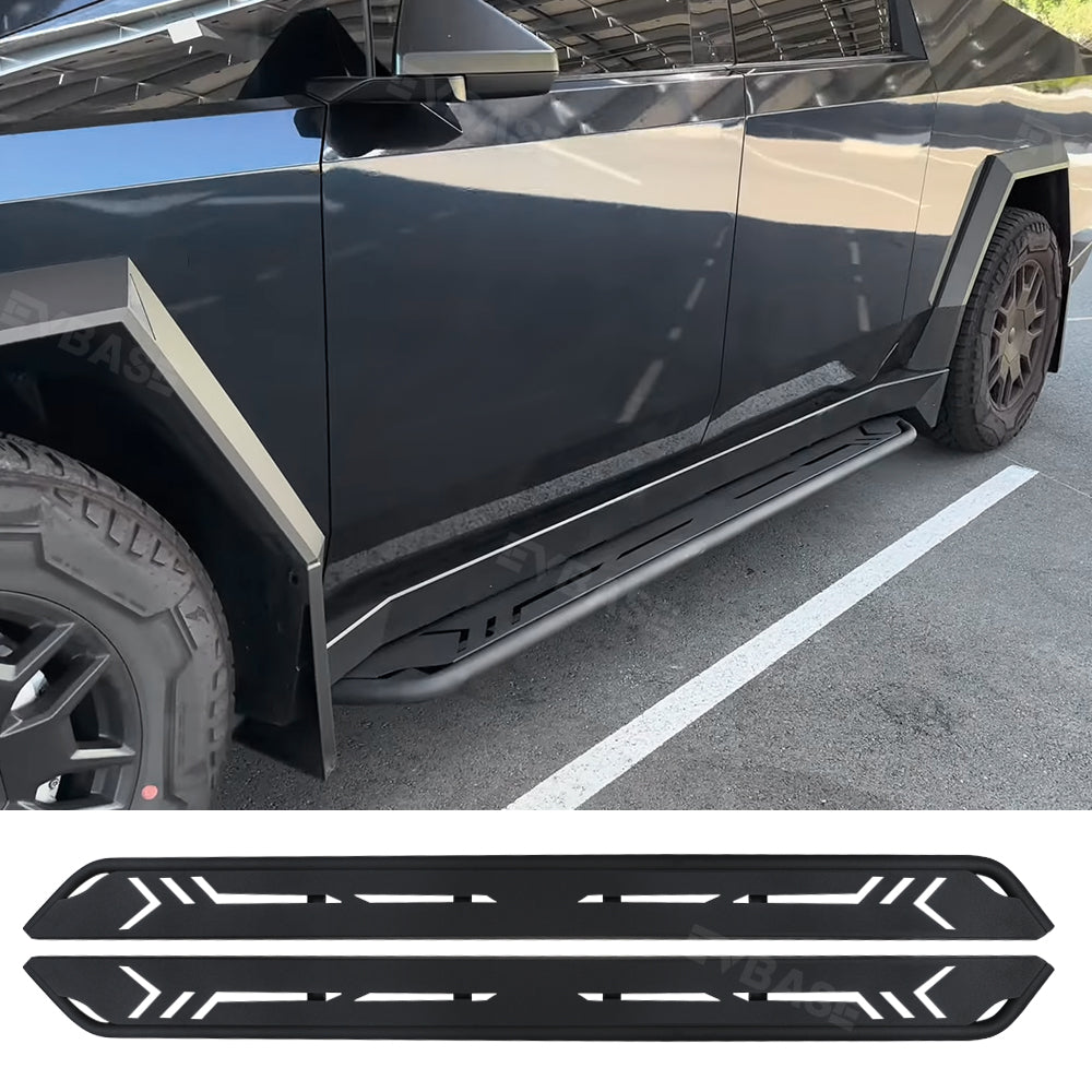 EVBASE Tesla Cybertruck Running Boards Nerf Bars Side Steps Cybertruck Exterior Brackets