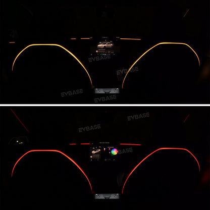 Tesla Model 3 Highland Backseat Ambient Lights Car Neon Light Interior EVBASE