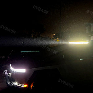 Tesla Cybertruck LED Light Bar 52" Truck Roof Off-Road Top Fog Lamp Driving Light Flood Spot Beam