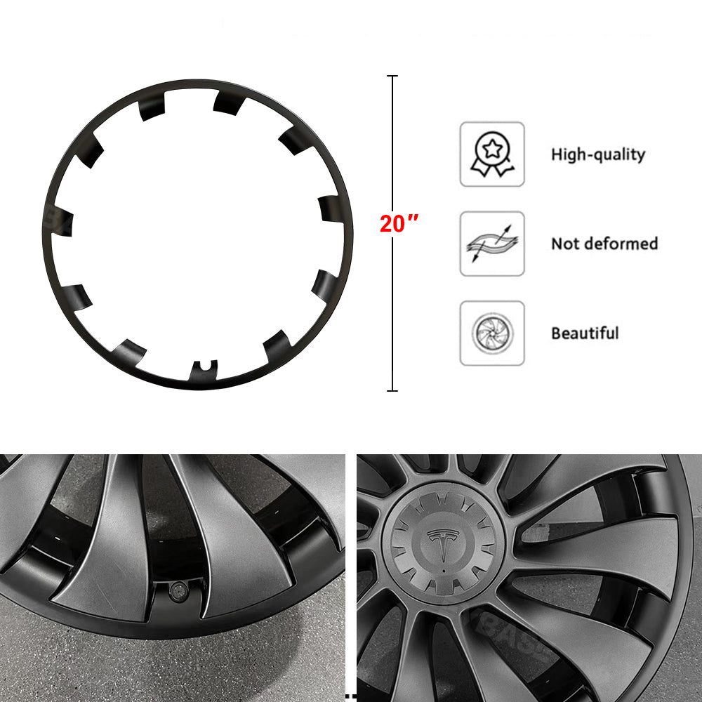 Tesla Model 3 Wheel Rim Protector 20 Inch Rimcase Rim Guard Wheel Curb Rash Repair 4PCS | EVBASE