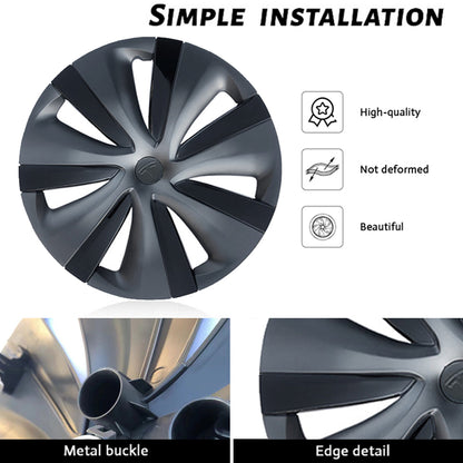 50%OFF - Tesla Model Y Tempest Wheel Cover 19 inch Sport Model S Version Wheel Cap 4PCS Matte