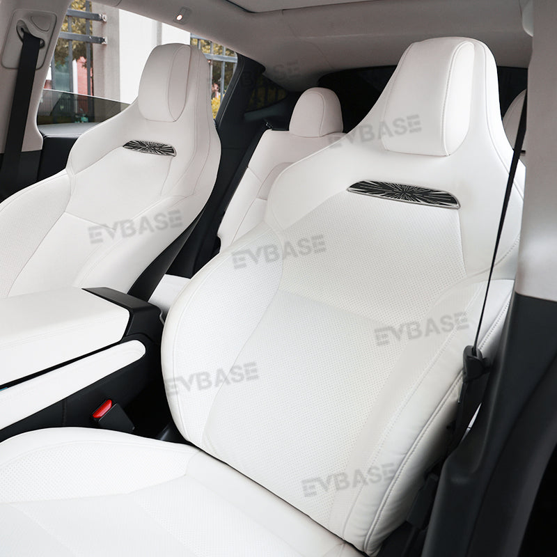 Tesla Model 3 Y Sport Seats Replacement Nappa Leather Inspired By Model 3 Highland Performance Seat