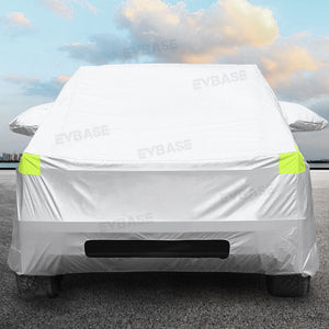 Tesla Cybertruck Full Car Covers Waterproof Sliver Coating All Weather Outdoor Protection Exterior Accessories