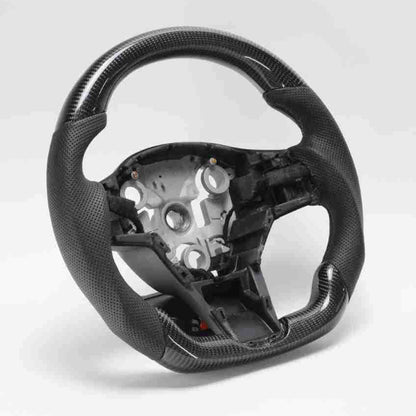 EVBASE Customized Tesla Carbon Fiber Steering Wheel Model 3 Y Tesla Accessrioes