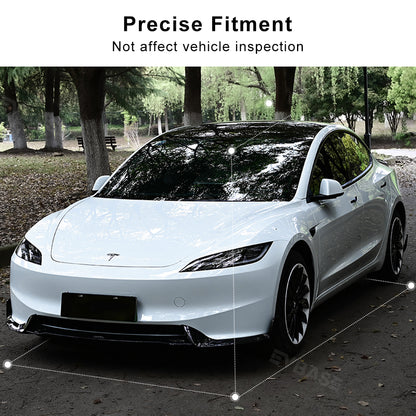 Tesla Model 3 Highland Body Kit ABS Bumper Lip Diffuser Splitter Corners Front Bumper Rear Spoiler Wing