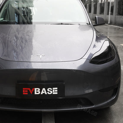 Tesla Model 3 Y Headlights Smoke Tint TPU Wrap Cover Protective Film PPF Paint Protection Film