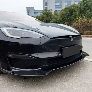 Tesla Model S Front Bumper Lip ABS Splitter Performance Spoiler Racing Style