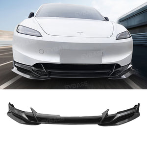 Upgrade Tesla Model 3 Highland Front Bumper Lip ABS Body Kits Front Splitter Apron Spoiler