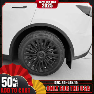 50%OFF - 4PCS Tesla Model Y Wheel Cover Hubcaps Rim Protector 19-Inch Hub Cap Replacement For Tesla Accessories