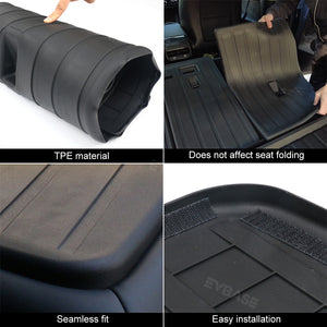 Tesla Model 3 Y Seatback Mat Protector TPE Wear Resistant Rear Second Row Backrest Seat Cover