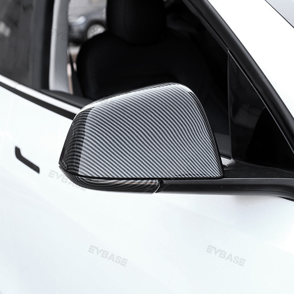 Tesla Model Y Rearview Mirror Covers Full Cover ABS Side Mirror Caps Full Coverage Trim