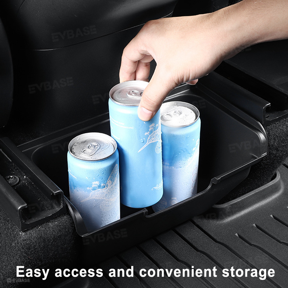 Tesla Organizer Model Y Juniper Storage Box Rear Seat Trash Can Tesla Interior Accessories