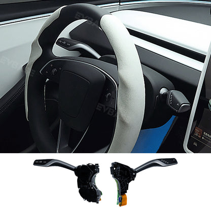 Tesla Model 3 Highland Gear Shifter Turn Signal Lever Upgrade Kit Inspired By Model 3/Y Style | EVBASE