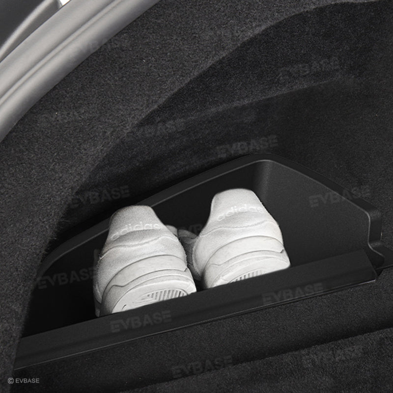 Tesla Model S Rear Trunk Organizer Storage Boxes TPE Side Trunk Bins