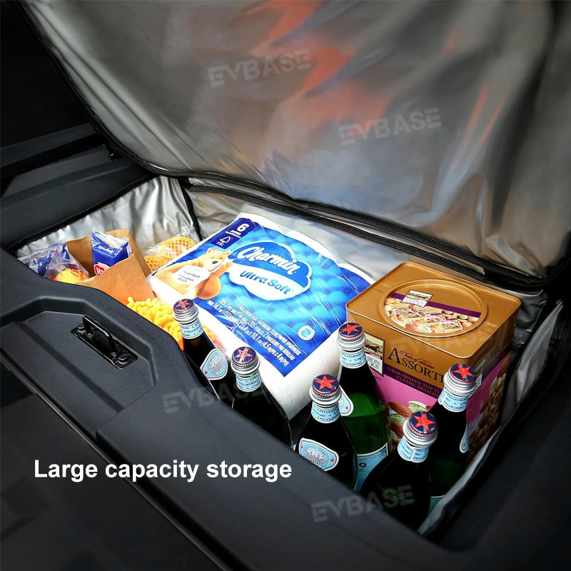 Tesla Cybertruck Insulation Cooler Bag Organizer Waterproof Frunk Front Trunk Rear Lower Trunk Storage Bag EVBASE