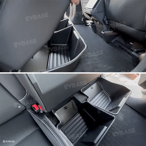 Tesla Cybertruck Underseat Storage Box Gen 2.0 ABS Organizer Bins (Set Of 3) EVBASE