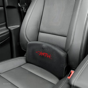 Tesla Cybertruck Neck & Lumbar Pillow Neck Support Seat Chair Headrest With Embroidered Logo Adjustable Strap 2PCS