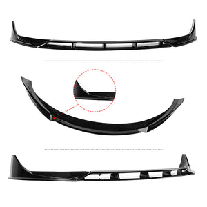 Tesla Model Y 3 Front Bumper Lip Spoiler Sporty F Style Splitter ABS Body Kit Protection Trim