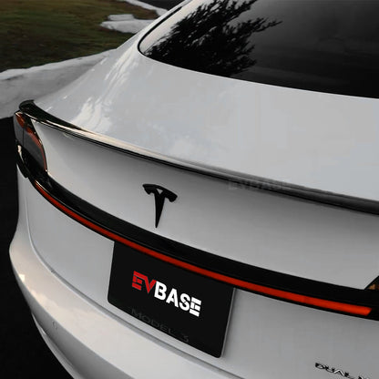 Tesla Model 3 Spoiler Real Carbon Fiber Rear Spoiler Model 3 Performance Version Spoiler Glossy