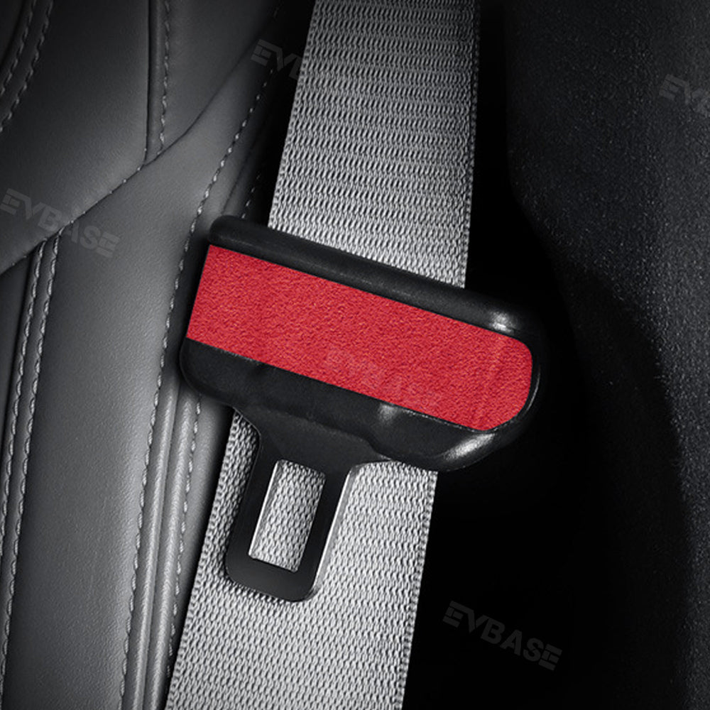 Tesla Model 3 Highland Real Alcantara Seat Belt Fascia Cover