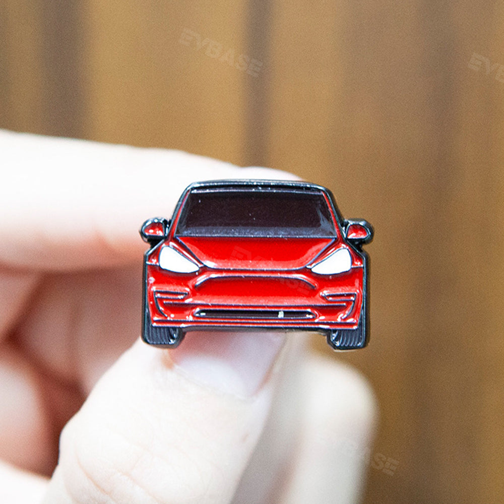 Brooch Pin Tesla Model 3 S X Y Car Model Tie Tack Pins Aluminum Alloy Badge