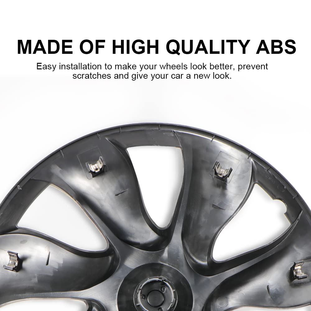 Model Y Überturbine Symmetric Wheel Cover 19 inch Turbine Left and Right Wheel Cap Model Y Matte