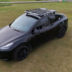 Tesla Model 3 Y Flat Roof Rack Cargo Carrier Rooftop Platform Roof Rack System