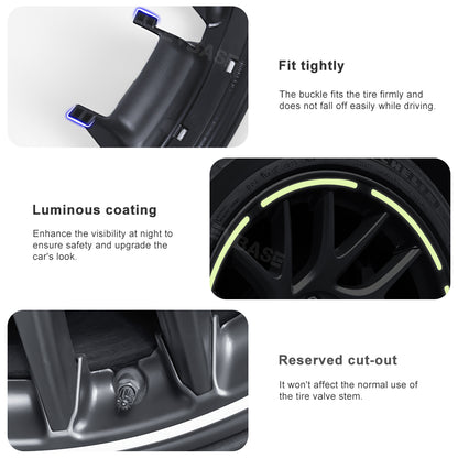 Tesla Model 3 Highland Rimcase Wheel Rim Protector With Reflective Luminous Paint Rim Guard 4PCS