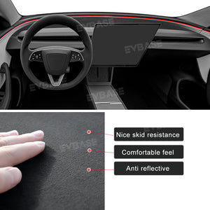 Tesla Model 3 Highland Dashboard Cover Anti-Glare Sun Protection Nonslip Dash Mat Pad Interior Accessories