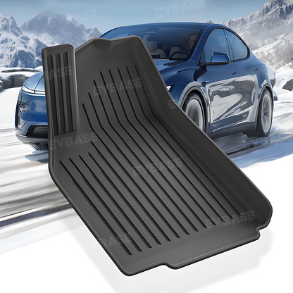 Tesla Model Y Juniper Floor Mat TPE Anti-Slip Trunk Mat Cargo Liner Back Seat Cover All Weather Protection