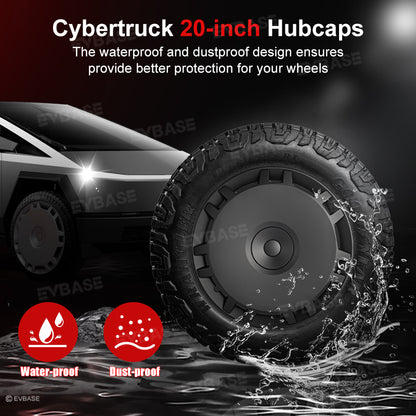 EVBASE Tesla Cybertruck 20 Inch Cyber Wheel Covers Hub Caps Wheel Rim Protector