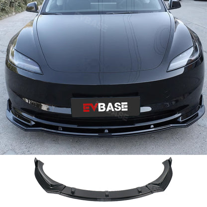 Tesla Model 3 Highland Front Bumper Lip ABS Splitter Front Apron Body Kits Spoiler Fascia 3-Stage