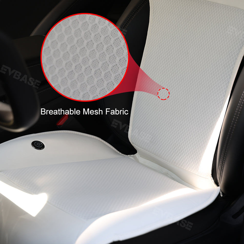 Tesla Model Y 3 Cooling Seat Cover Breathable Ventilated Seat Cushion Protector