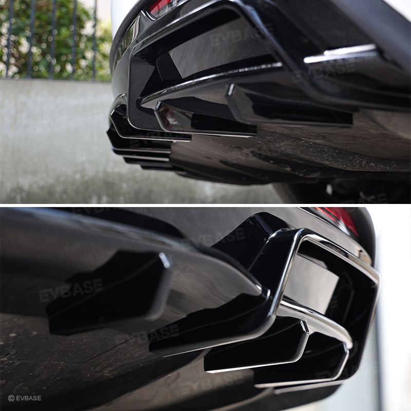 Tesla Model 3 Highland Rear Bumper Lip Wing Spoiler Diffuser ABS Sport Body Kit