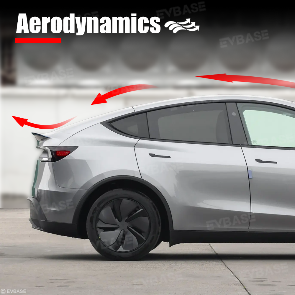 Tesla Model Y Juniper Spoiler Real Carbon Fiber Wing Rear Trunk Lid