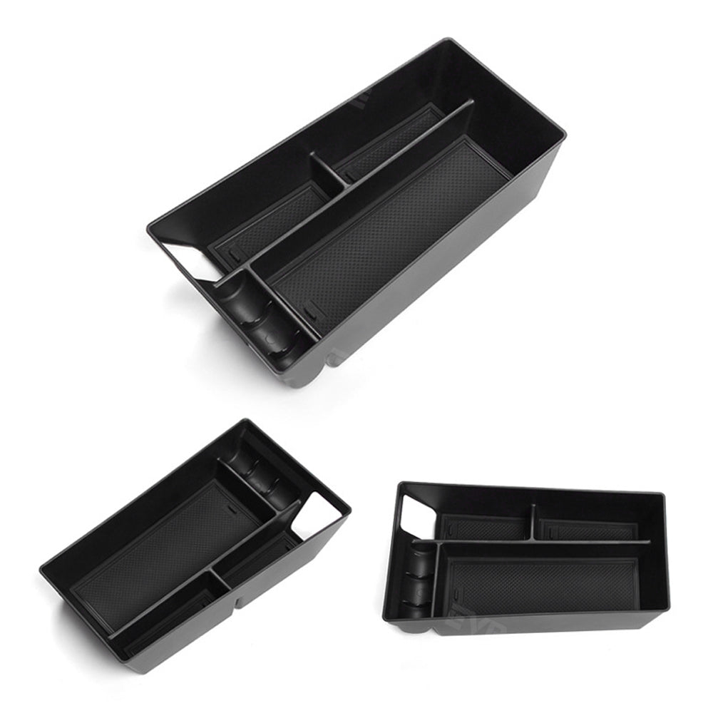 Ford Mustang Mach E Center Console Storage Box Armrest Organizer Silicone Waterproof Non-Slip Tray