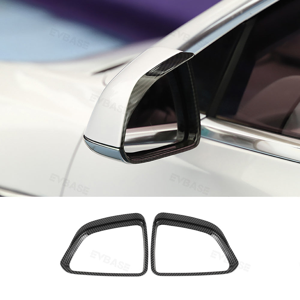 Tesla Model 3 Y Side Mirror Frame Trim ABS Rearview Mirror Rain Visor Eyebrow Cover