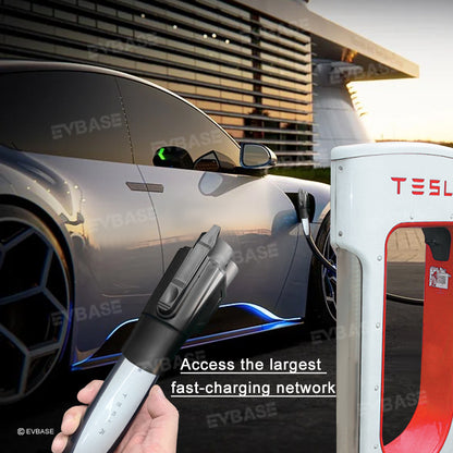 Tesla to CCS1 Adapter NACS to CCS 400A 500V For Rivian Ford Mach-E Non-Tesla EVs DC 200kW Fast Charging